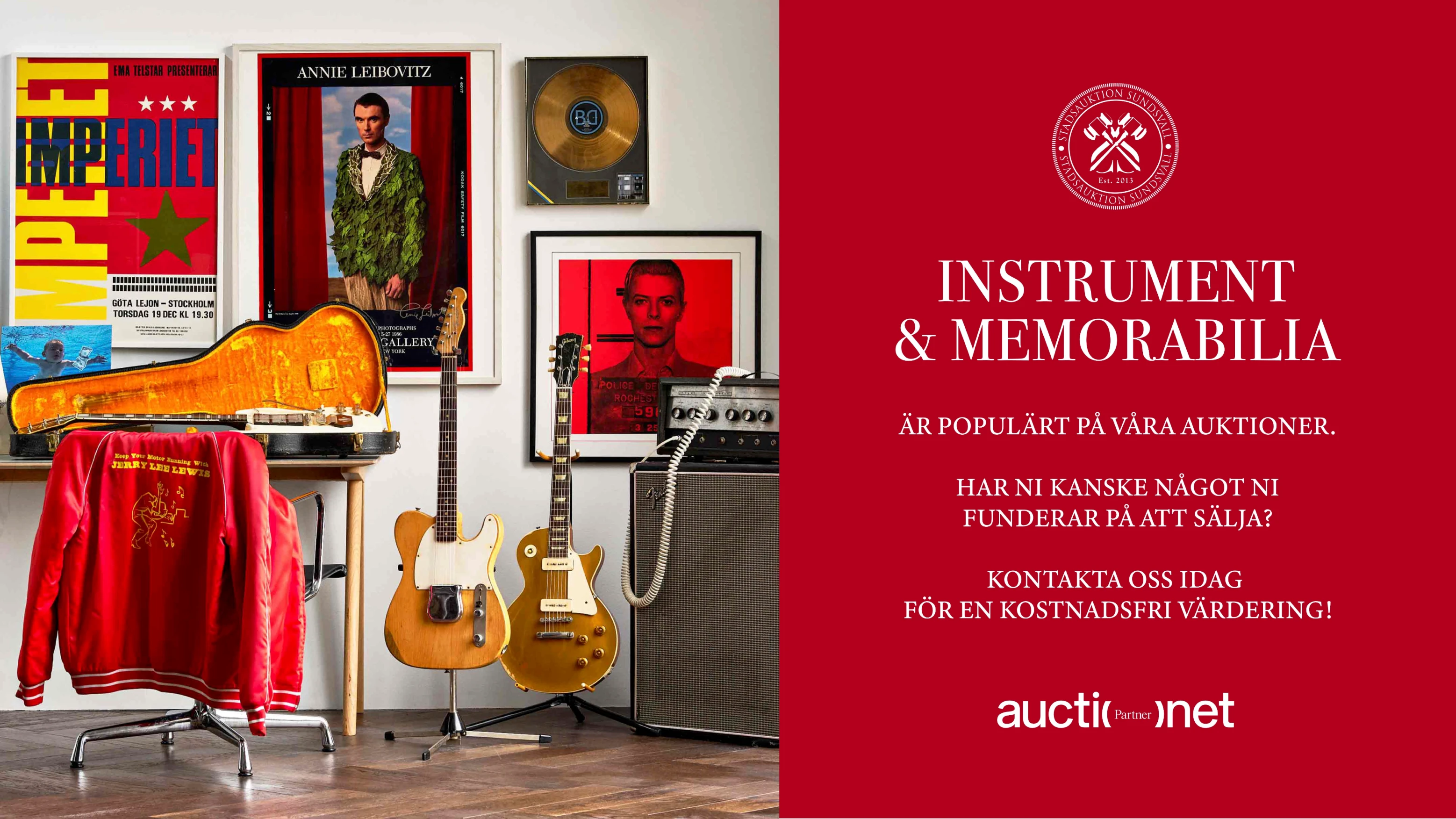 Instrument och memorabilia